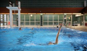 Schwimmhalle Brand