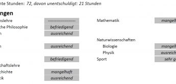 Zeugnissorgen