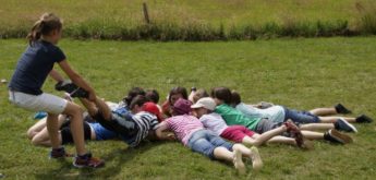 Ferienspiele am Waggon in Lammersdorf in den Sommerferien