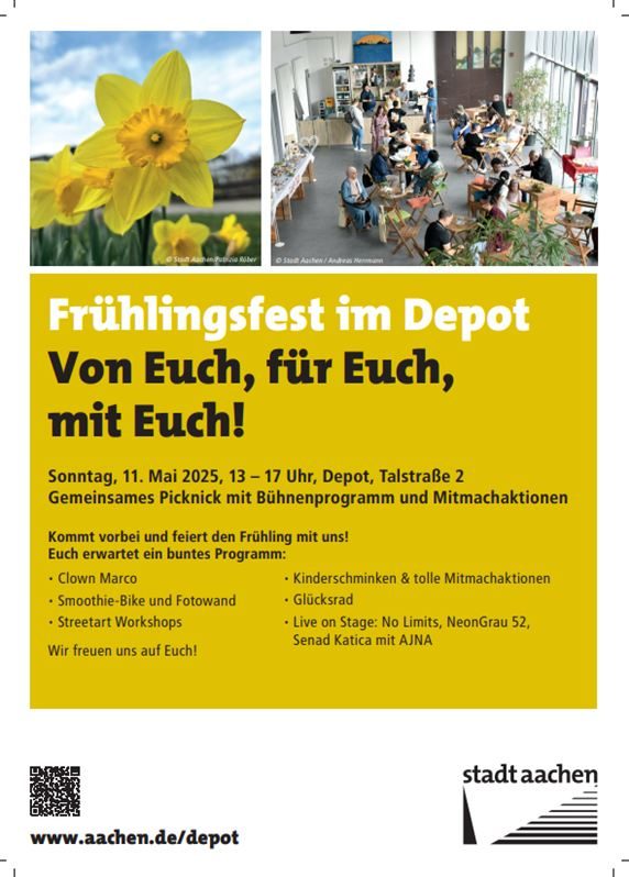 Plakat Frühlingsfest. (C) Stadt Aachen