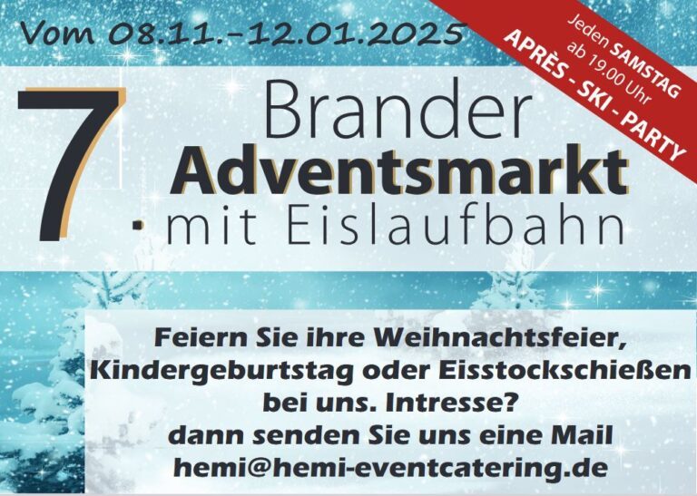 Plakat Brander Adventsmarkt 2024