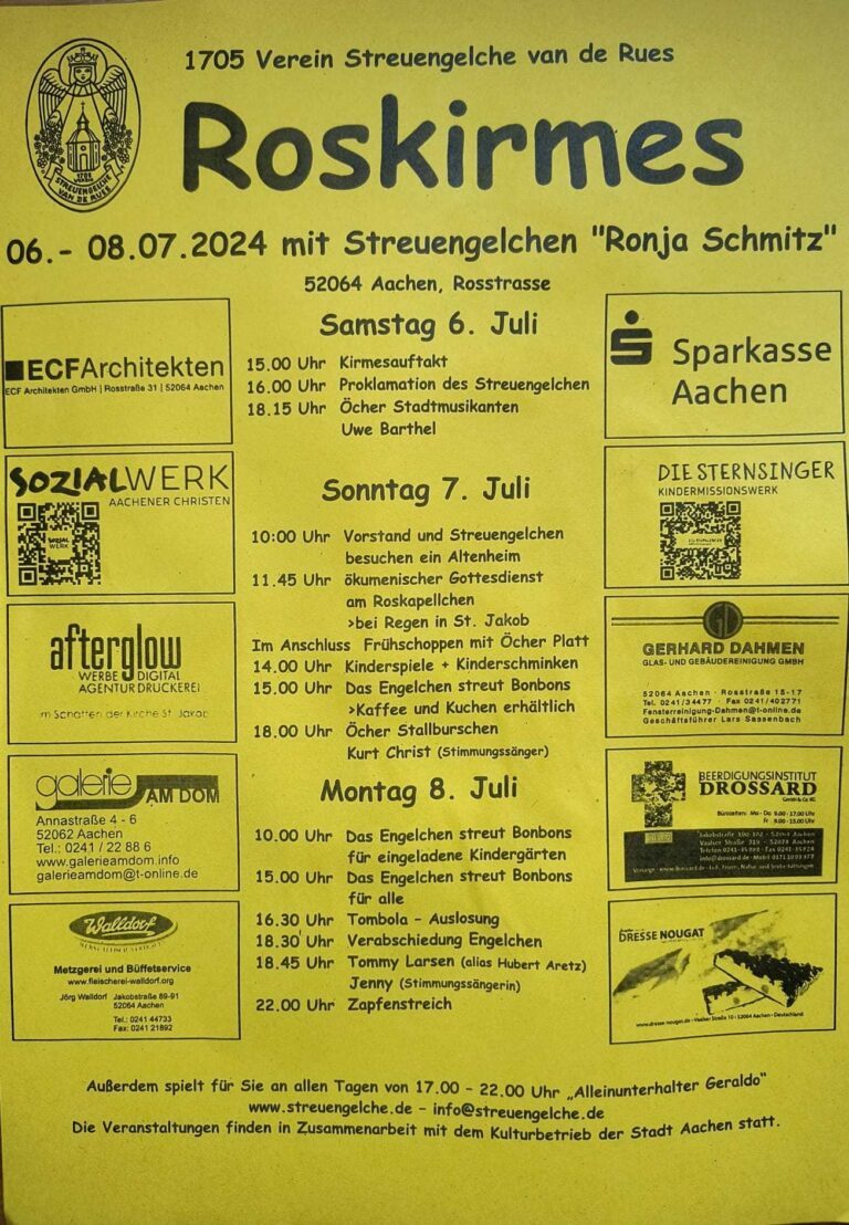 Roskirmes in Aachen 2024