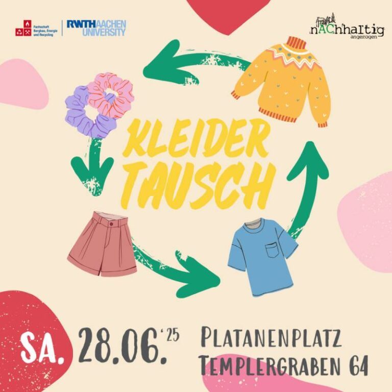 Grafik zum Flohmarkt Kinderkleidung tauschen.